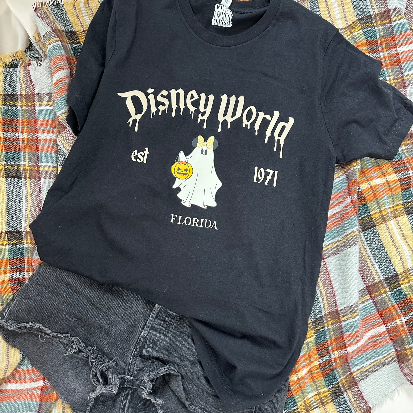 Mickey Ghost Tee – Disney World or Disneyland Halloween Shirt