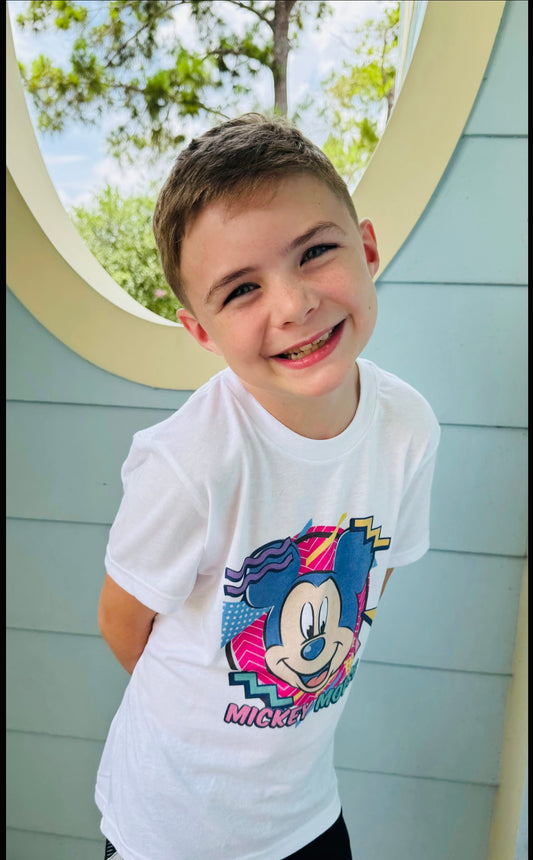Kid's 90's Retro Mickey Mouse T-Shirt - Because Mickey Never Goes Out Of Style!