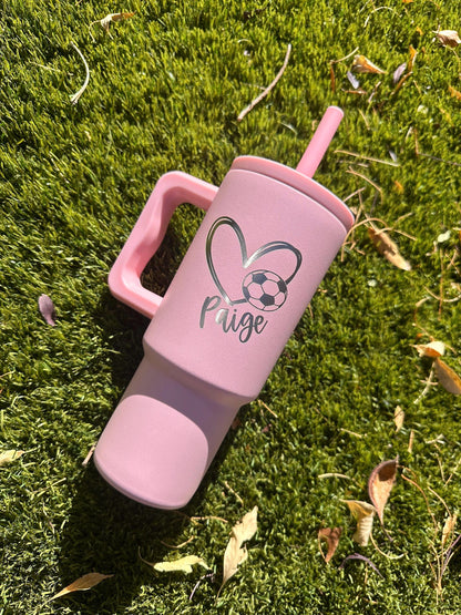 Personalized Kids Soccer Tumbler