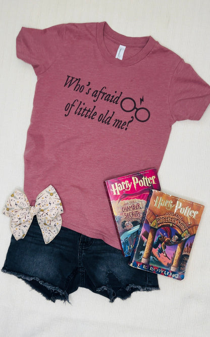 Who Can Be Afraid of Harry Potter?  He is so little! - Harry Potter Kids T-Shirt