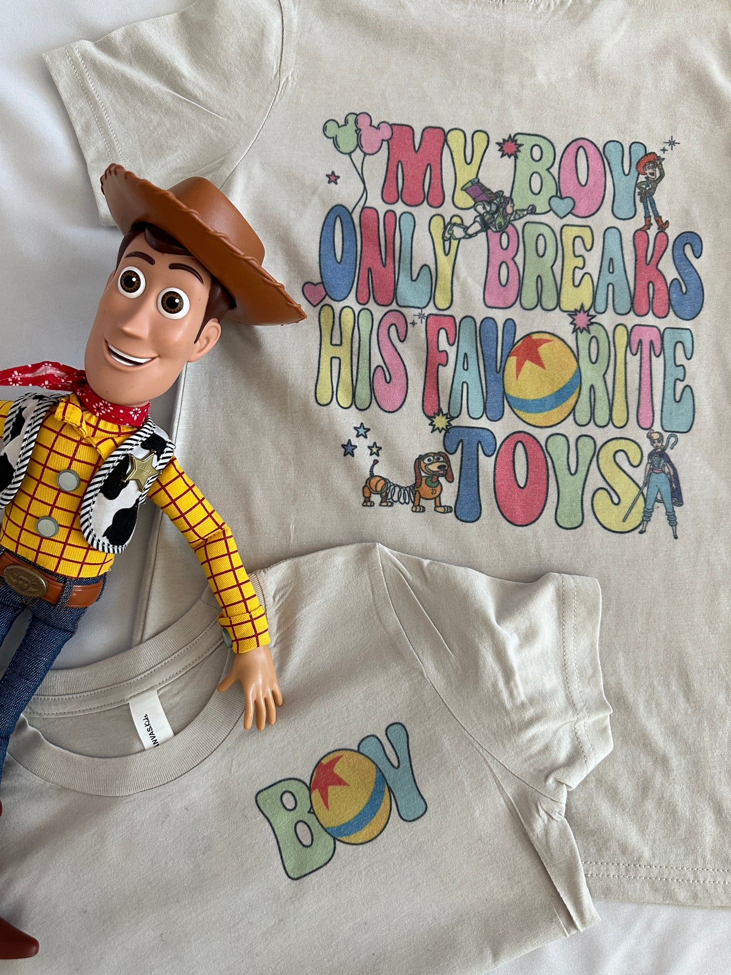 Kids Toy Story Inspired T-Shirt - Showing Off All Your Favorite Toys