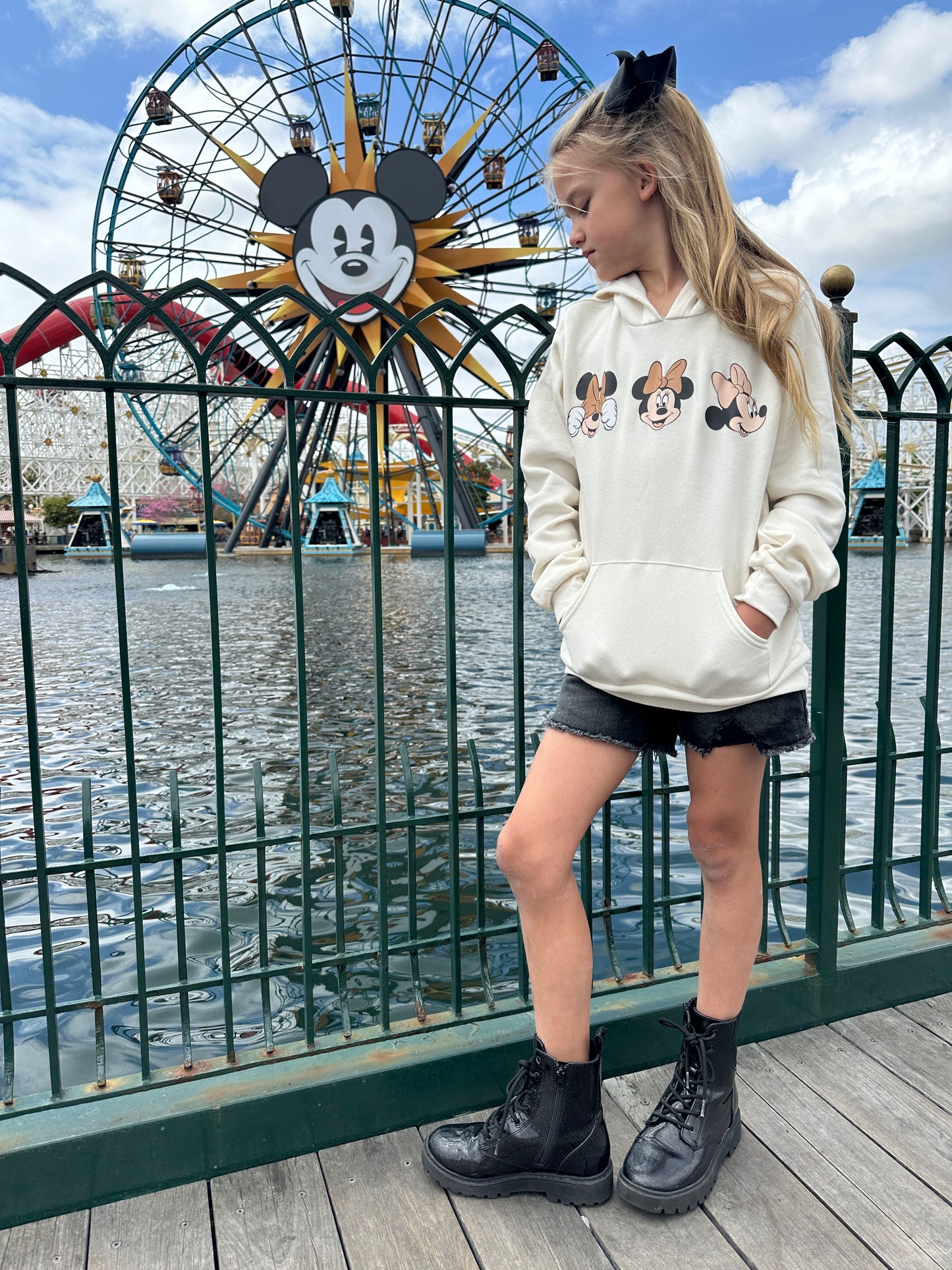 Minnie Mouse Expressions Kids Hoodie