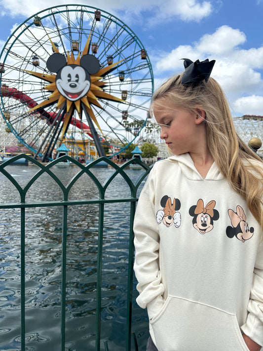 Minnie Mouse Expressions Kids Hoodie