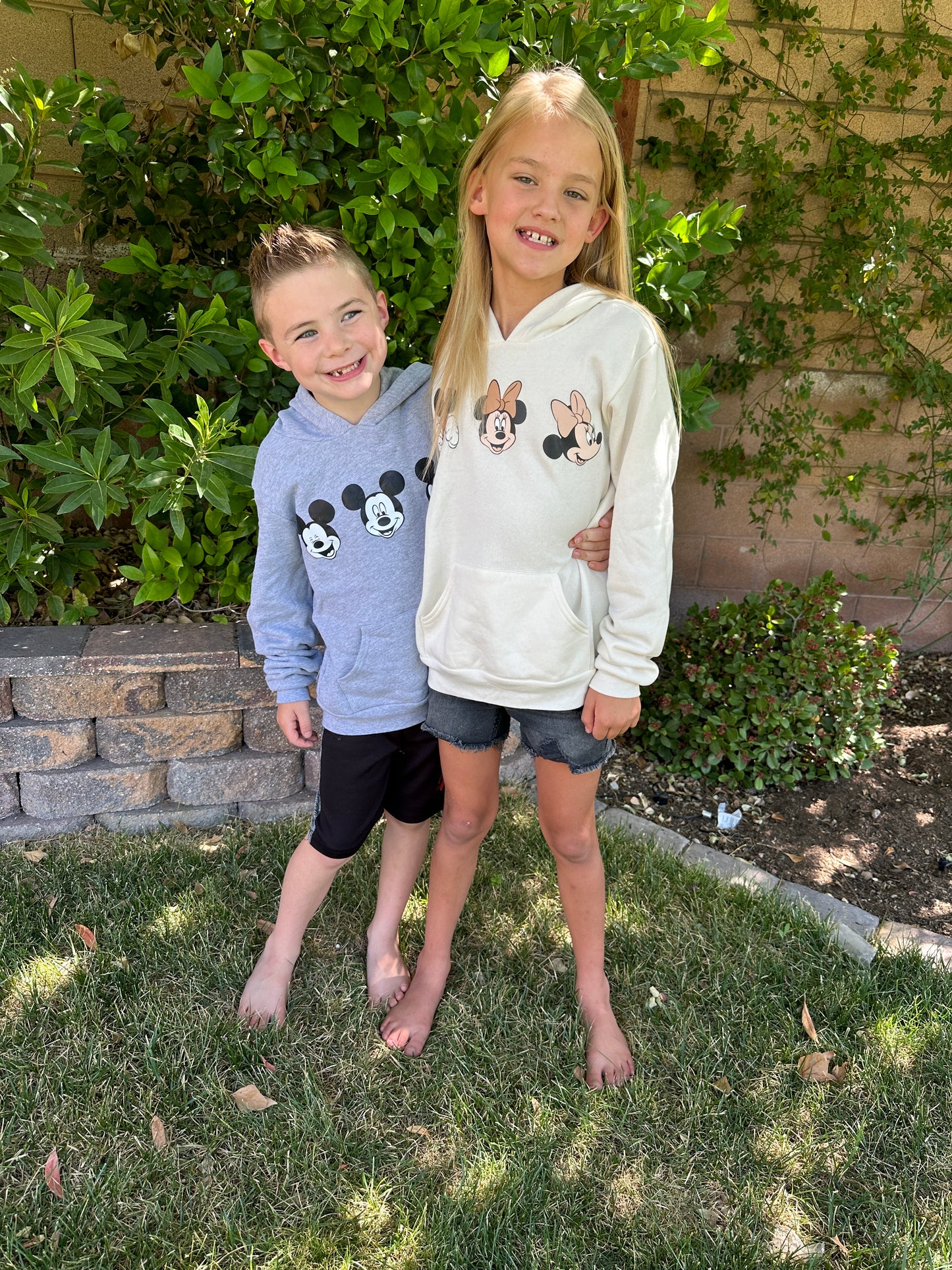 Mickey Mouse Expressions Kids Hoodie