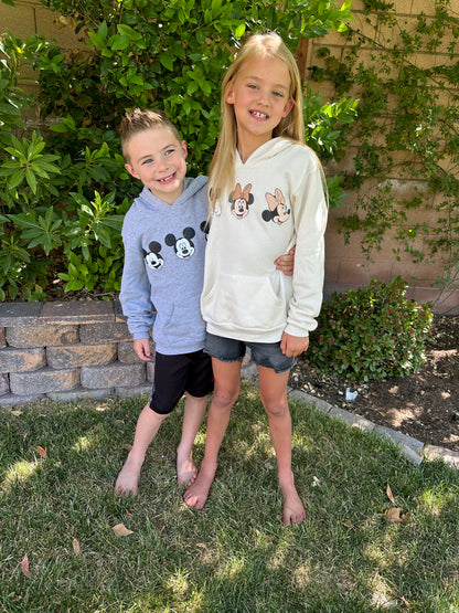 Mickey Mouse Expressions Kids Hoodie